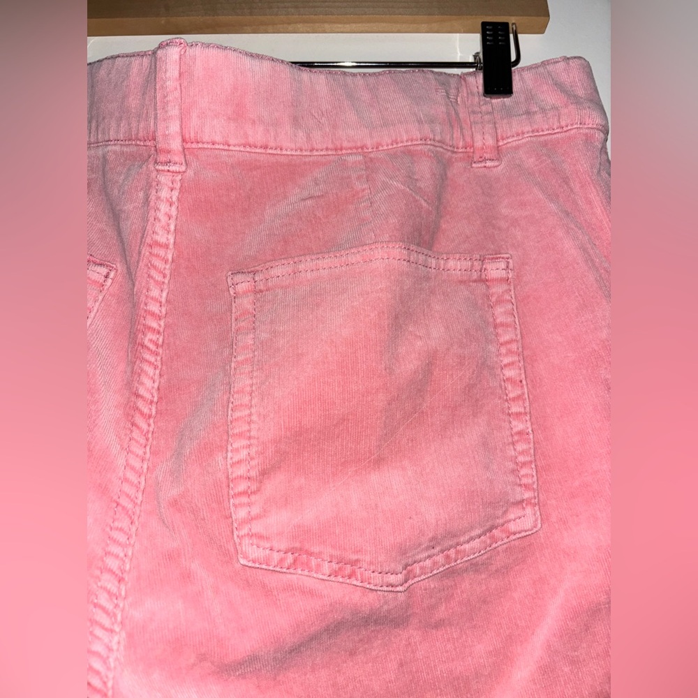 Juicy Couture Corduroy Pants Women 16 NWT Pink Paperbag‎ Barbiecore Academia - Picture 7 of 10